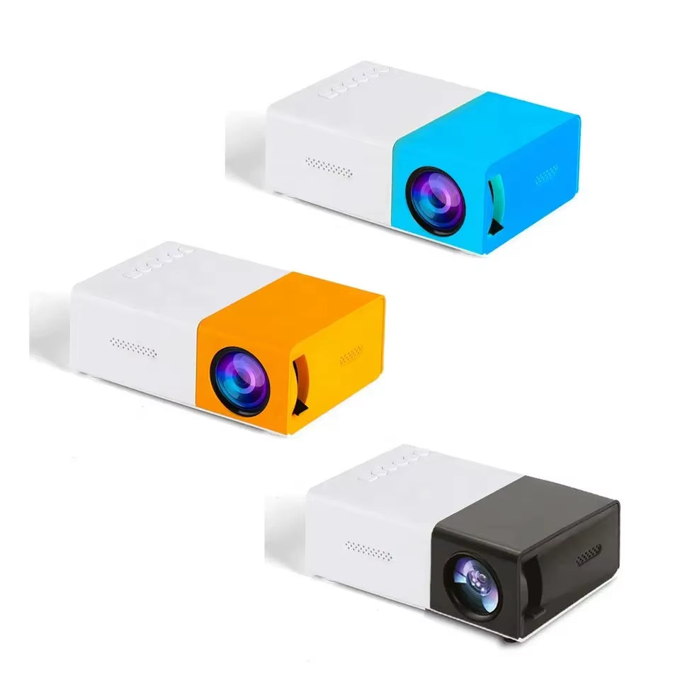 YG300 Mini Projector Portable Projector Wifi Smart 1280 720P Full HD Office Home Theater Video Mini Projector Mobile Projection